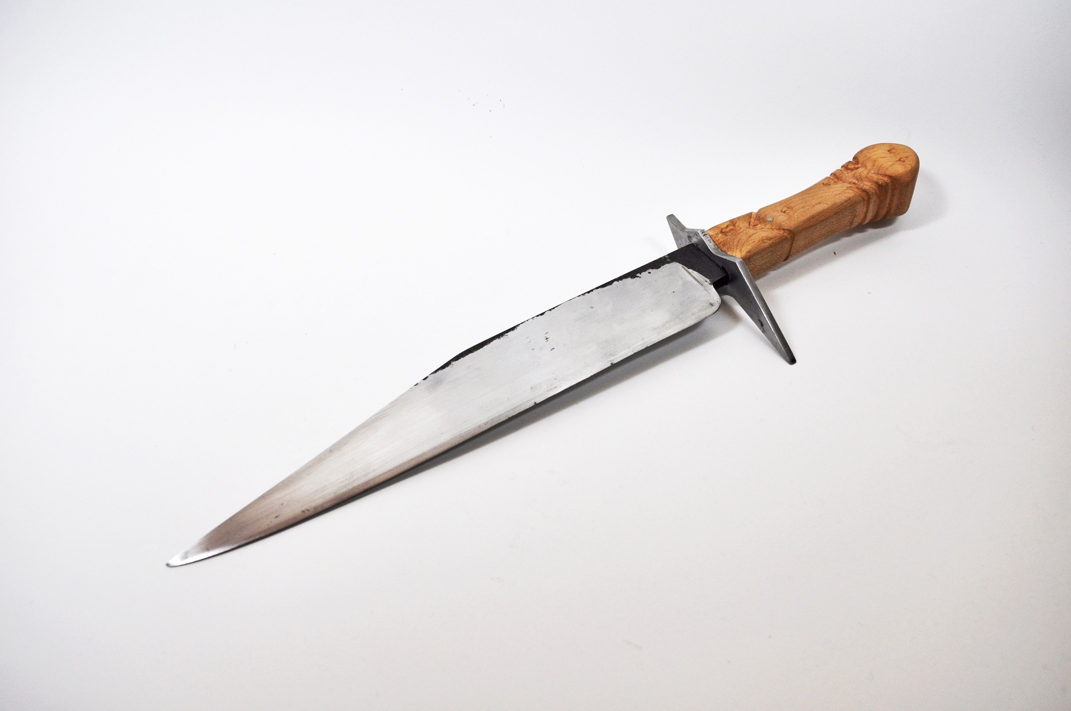 Hand forged bowie knife