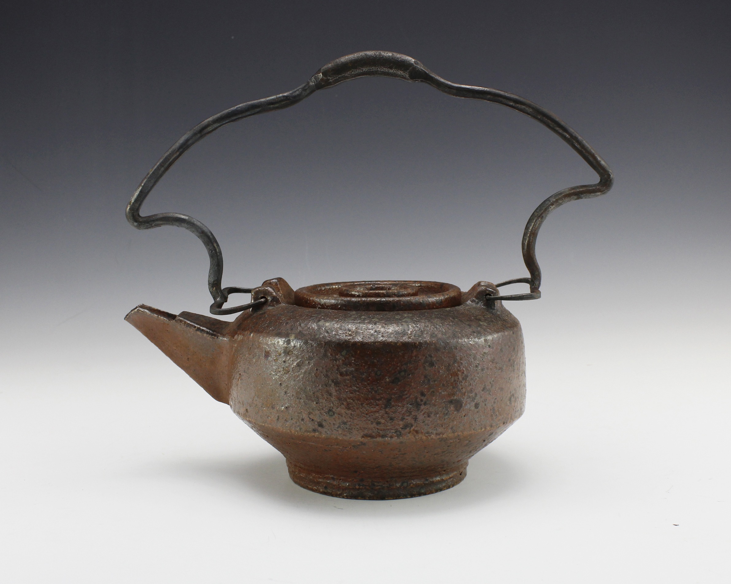 Iron and Ceramic teapot liza mitrofanova
