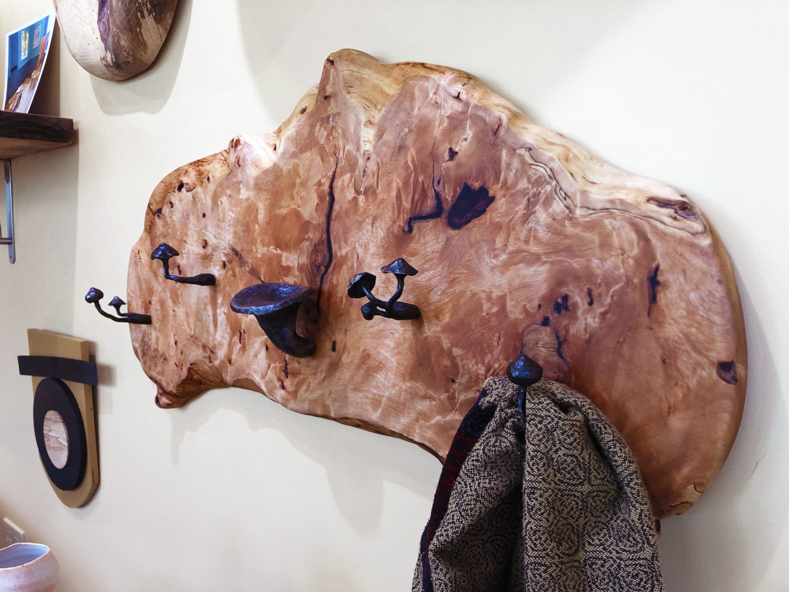 Mushroom Coat Rack
