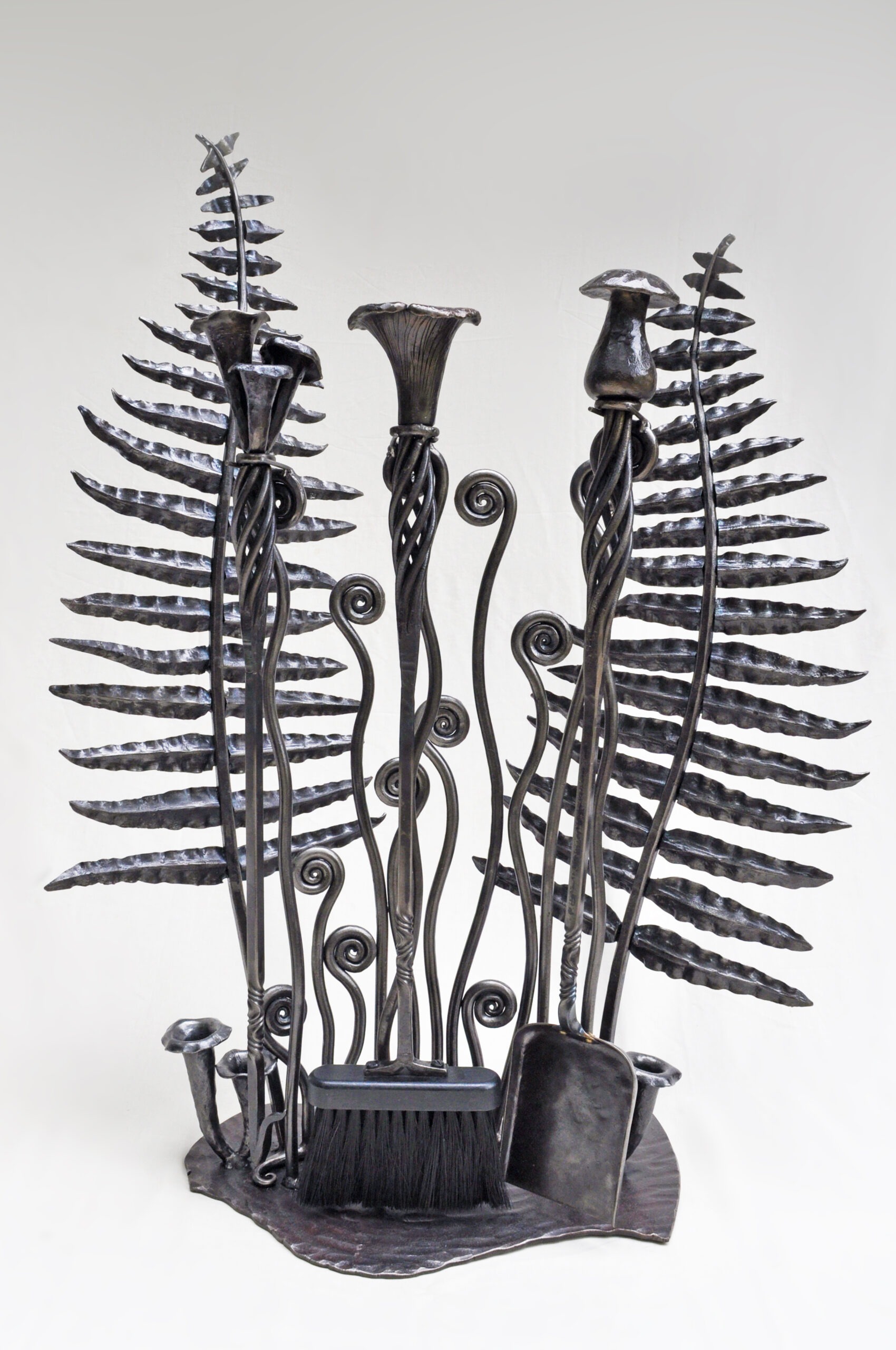 Mushroom Fireplace Set