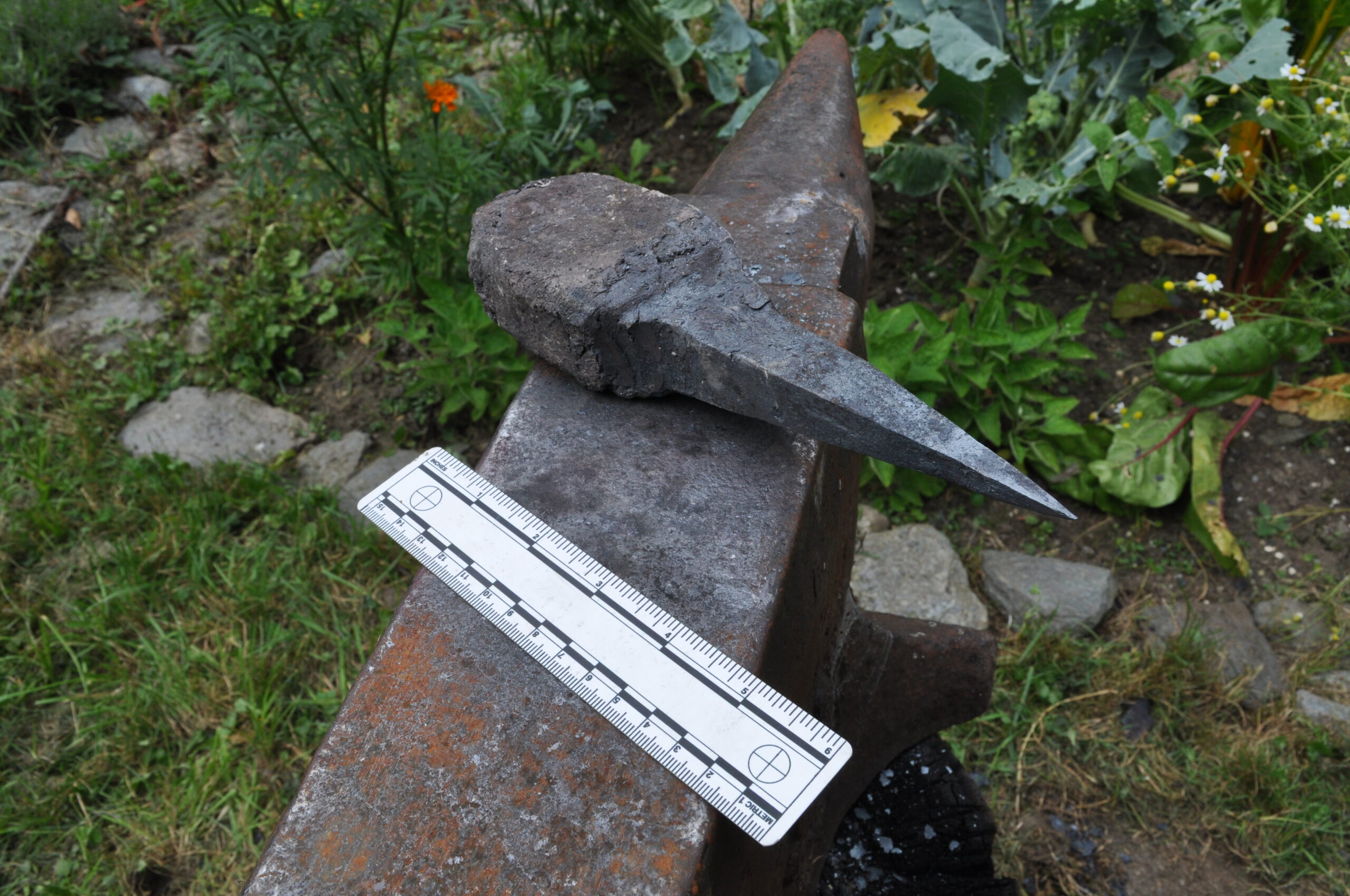 bloom iron bowl furnace smelt