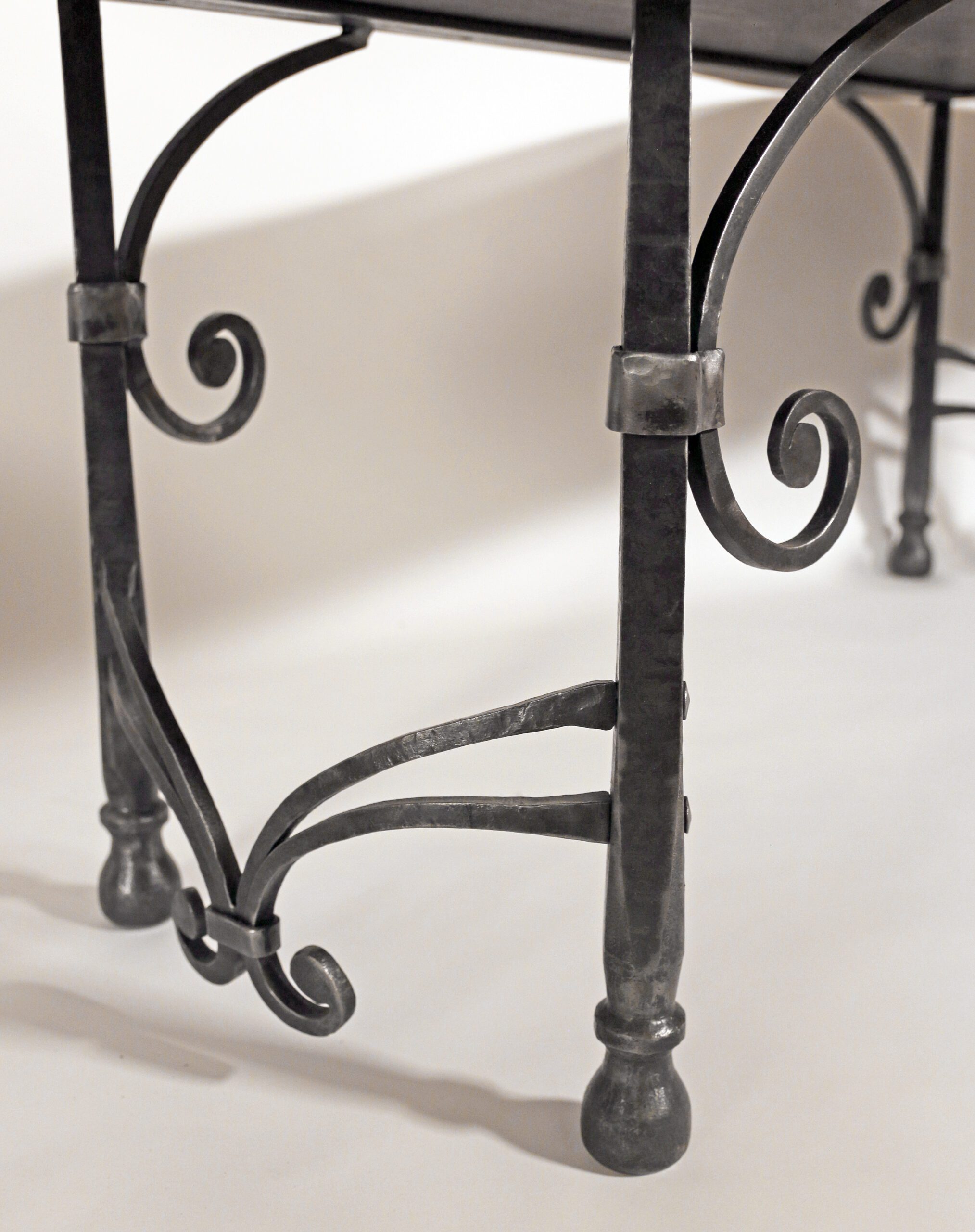 traditional ironwork coffee table